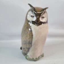 Vintage Owl Porcelain Figurine Painted by Royal Copenhagen Denmark 2999