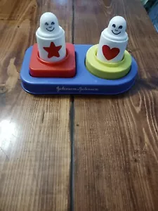Vtg 1980s Shape Learning Bath Toy ~ Playpath Fitting Forms ~ Johnson & Johnson - Picture 1 of 6