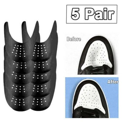 5 Pairs Sneaker Shield Shoe Protector Anti Crease Wrinkled Fold Shoes Support - Image 1 of 4