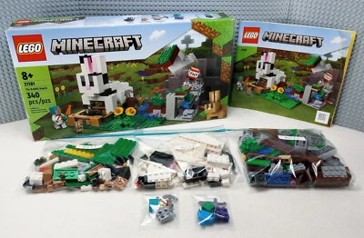 LEGO - 21181 - The Rabbit Ranch - 100% Complete - Minecraft - Ships Fast! - Image 1 of 4