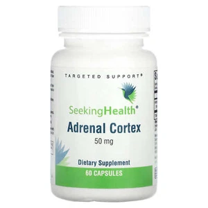 2 X Seeking Health, Adrenal Cortex, 50 mg, 60 Capsules - Picture 1 of 2