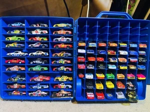 79+ Huge Lot NASCAR Diecast Race Cars In Hot Wheels Case Action Team Caliber Old - Picture 1 of 22