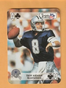Troy Aikman Dallas Cowboys 1992 barajas deportivas #1C HOF UCLA Bruins 1P - Imagen 1 de 2