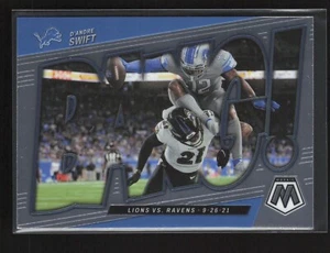 2022 Panini Mosaic Bang! Lions vs Ravens D'Andre Swift #B-15 Detroit Lions - Picture 1 of 2