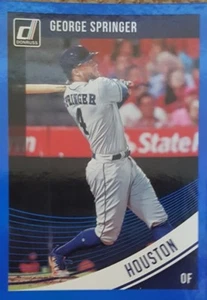 2018 Panini Donruss Lot Holo Blue #168 George Springer #163 Carlos Correa *HOT*  - Picture 1 of 1