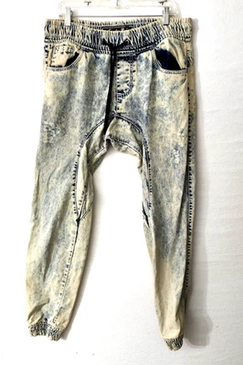 Pantalones de mezclilla para hombre Smoke Rise RN#82930 34X31 lavado ácido desgastados  Foto 1 de 4