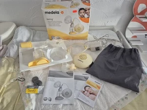 Medela Swing elektrische Milchpumpe, super Zustand extra Zubehör, auch Unterwegs - Bild 1 von 12