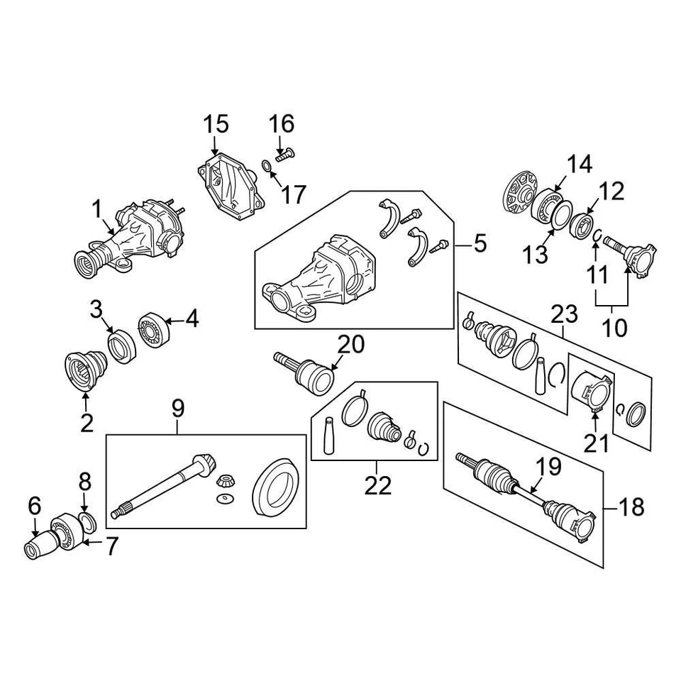 For Nissan 350Z 2003-2008 Nissan 3822540P00 Drive Axle Shaft Lock C-Clip - Image 1 of 1