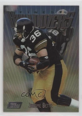 1997 Topps Finest Embossed Jerome Bettis #143 HOF - Image 1 of 2