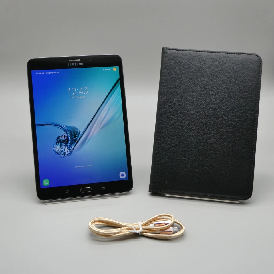 Samsung Galaxy Tab S2 SM-T719 32GB Tablet Black WiFi Bundled Case - Image 1 of 4