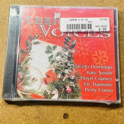 Christmas Voices CD Placido Domingo Kate Smith Perry Como BMG Music 2002 NEW - Image 1 of 2