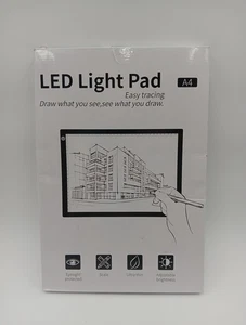Caja de luz de rastreo LED A4 con 4 clips almohadilla brillante ultra delgada regulable - Imagen 1 de 8