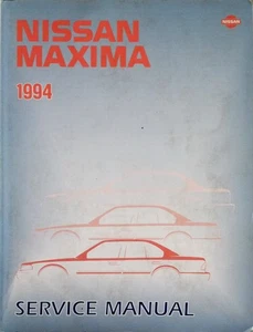 1994 Nissan Maxima Factory Service Manual Original Shop Repair Book GXE SE - Picture 1 of 3