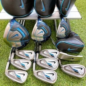 NIKE SLINGSHOT Men's Golf Club Set 11pcs UNIFLEX Right-handed From Japan - Picture 1 of 18