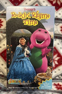 Barney's Rockin’ Rhyme Time “Kidmongous” BLOCK BUSTER EXCLUSIVE VHS 2-Episodes - Image 1 of 4