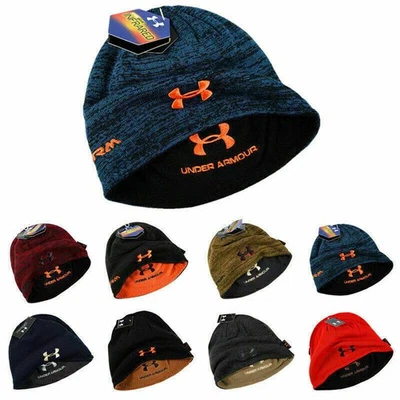Under Armour Reversible Beanie Winter Hat Knitted Hat Neutral Warm Ski Sport - Image 1 of 4