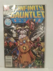 Infinity Gauntlet #1 & 5 Kiosk 1991 Marvel Jim Starlin Perez GEBRAUCHT - Bild 1 von 3