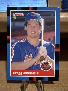 1988 Donruss Baseball MLB Gregg Jefferies New York Mets Rookie Card #657 - Picture 1 of 2