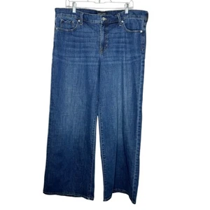 Banana Republic size 18 (34) dark wash high rise denim jeans women’s plus - Picture 1 of 9