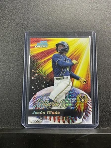 2025 Bowman Chrome #MR-3 Jesus Made Meteoric Rise Mojo Refractor Brewers - Picture 1 of 2