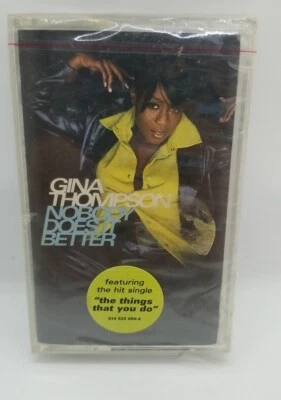 GINA THOMPSON - "Nobody Does It Better" Cassette Tape NEW SEALED - Image 1 of 2