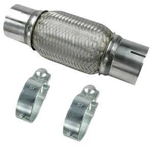 Ø 63mm / 2,5" Edelstahl Flexrohr mit Interlock Abgasanlage Auspuff 150/250mm - Bild 1 von 7