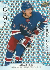 TIM HORTON'S UPPER DECK ADAM FOX ULTRA RARE ICE GEMS INSERT CARD #IG-5