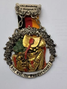 Burggrub 782 Einw. Stockheim Ofr Bayern tragbare Plakette 1979 (W. Scholze) - Bild 1 von 2