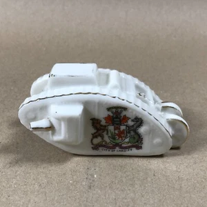 The Corona China City of Cardiff Model of Tank WWI - Picture 1 of 8