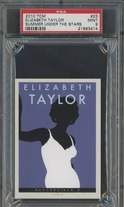Rare Large 4"x7" 2010 TCM Summer Under The Stars #23 Elizabeth Taylor PSA 9 MINT - Picture 1 of 2