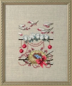 NORA CORBETT:  WINTER NEST HOLIDAY IN THE FOREST CROSS STITCH PATTERN - Picture 1 of 1