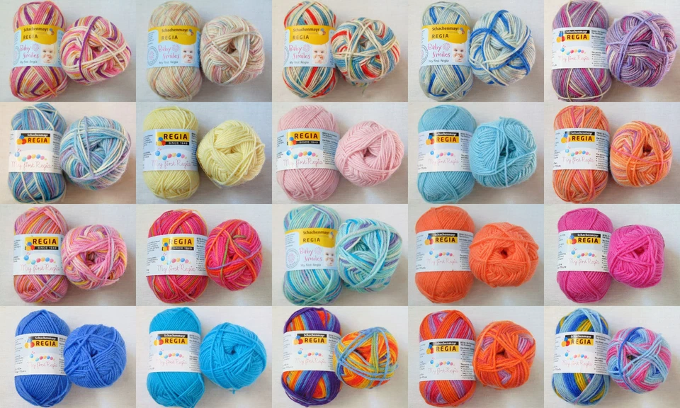 Schachenmayr - BABY SMILES - MY FIRST REGIA - Garn - 25 g - LL 105m(11,80€/100g) - Bild 1 von 4