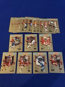 1990 Fleer All Pro Set Of 25 Cards, NFL Stars Joe Montana, Jerry Rice, Sanders