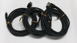 3 PACK 10Ft Type-C Nylon Braided USB Data Sync Charger Charging Cable Cord - Picture 1 of 5
