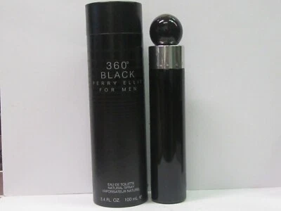 360 Black de Perry Ellis para hombre 3,4 OZ eau de toilette spray nuevo en caja Foto 1 de 2