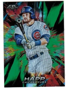 Ian Happ CHICAGO CUBS 2018 Topps Fire #39 GREEN Flame Foil Parallel SP #109/199 - Picture 1 of 3