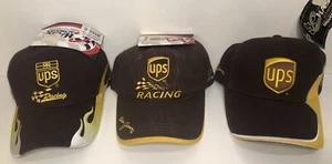 3 New UPS #88 Dale Jarrett NASCAR Car Racing Chase Chase NWT Hat Cap Lot - Picture 1 of 7