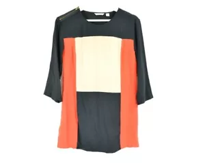 Country Road 100% Silk Top Womens 3/4 Sleeve XXS - Picture 1 of 12