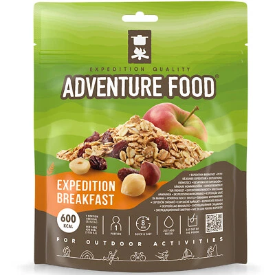 ADVENTURE FOOD Expedition Breakfast Outdoor Mahlzeit Trekking Essen Not Nahrung
