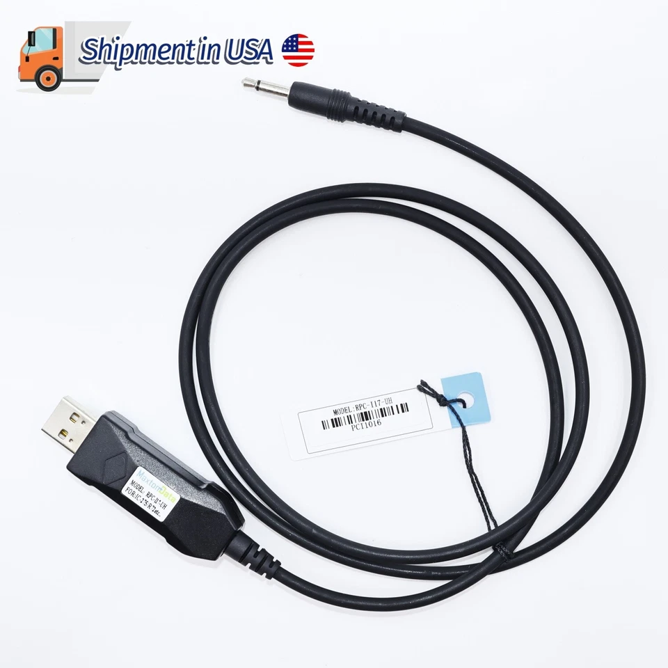 USB CI-V CAT Programming Cable For ICOM IC-706MKII IC-706MKIIG IC-706 CT-17 - Image 1 of 3