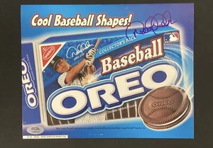 Derek Jeter Signed Oreo Advertisement Yankees Baseball Autograph PSA/DNA - Picture 1 of 3