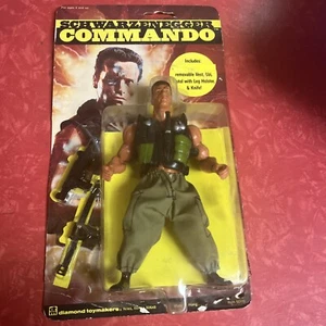 Vintage Schwarzenegger Commando Action Figure Diamond Toymakers 1985 Read - Picture 1 of 10