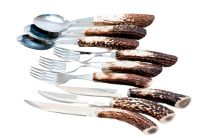 Stainless Steel Flatware Kitchen Cutlery Knife Spoon Fork Silverware for Dining - Picture 1 of 6
