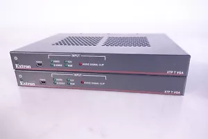 Lot of 2 Extron XTP T VGA Universal XTP Transmitter for VGA 60-1231-12 - Picture 1 of 3