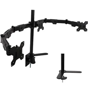 Triple Monitor Stand Adjustable,Monitor Stand for Desk,Triple Monitor Mount - Picture 1 of 6
