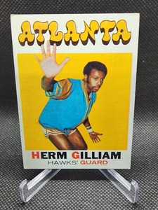 1971-72 Topps Basketball Card #123 Herm Gilliam Atlanta Hawks