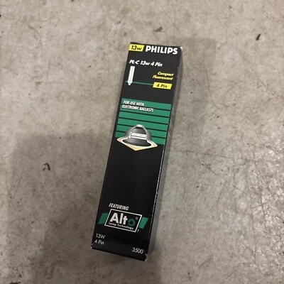 Bombilla PHILIPS PL-C 13W/835/4P ALTO Foto 1 de 3