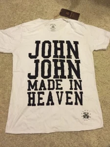 John John Denim  Made in Heaven Men Shirt Polo Brazilian Designer New Small - Picture 1 of 4