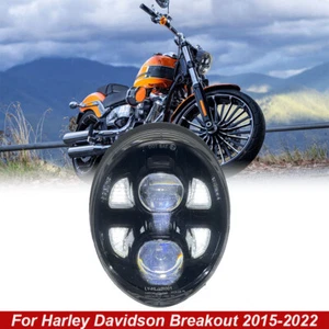 Faro LED PUNTO DRL haz alto/bajo para Harley Davidson Breakout 2015-2022 - Imagen 1 de 14
