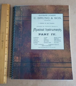 C Bruno Son (1890) Instrumentos Musicales CATÁLOGO Vientos Madera Clarinetes Flautas Tubos - Imagen 1 de 24